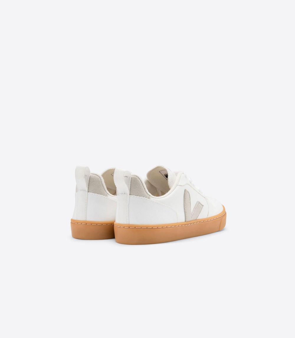 Veja Sneakers Barn - V-10 Cwl - Vita/Beige - 081532-TLP